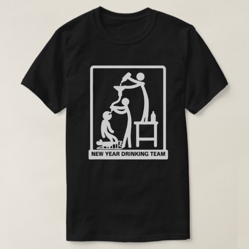 New Year Drinking Team T_Shirt