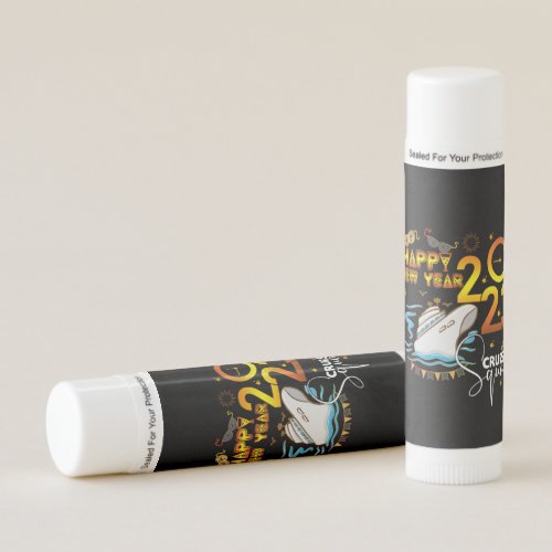 New Year Eve 2023 Cruise Party Family Group Friend Lip Balm