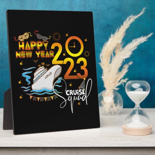 New Year Eve 2023 Cruise Party Family Group Friend Plaque