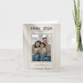 New Year Family Photo Card