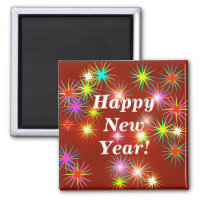 New Year Flash Magnet