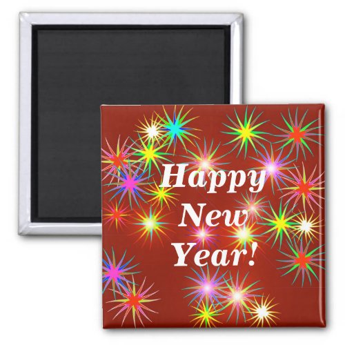 New Year Flash Magnet