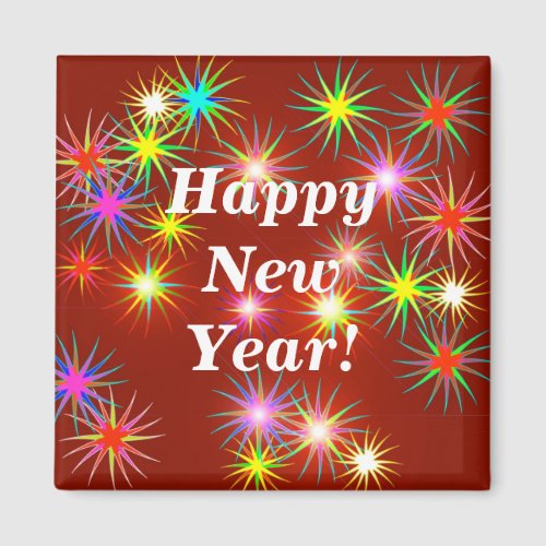 New Year Flash Magnet