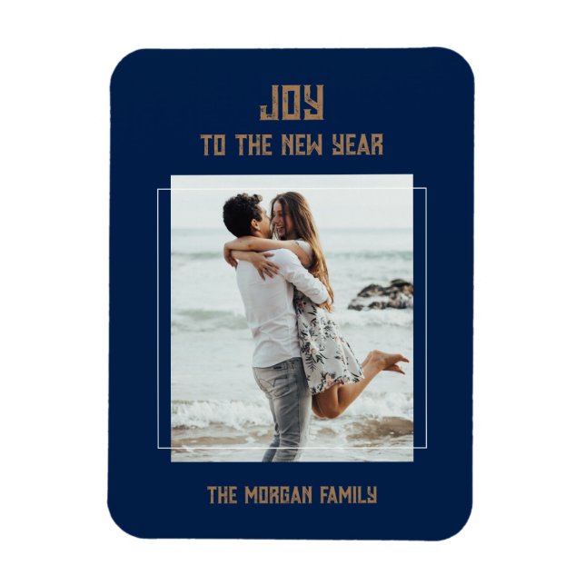 New Year Flexible Photo Magnet (Vertical)