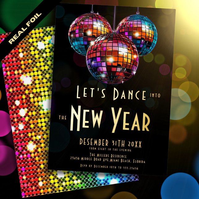 New Year  Foil Invitation (Creator Uploaded)