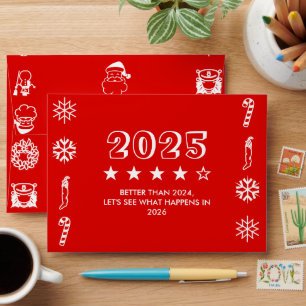 new year Funny Christmas celebration Envelope