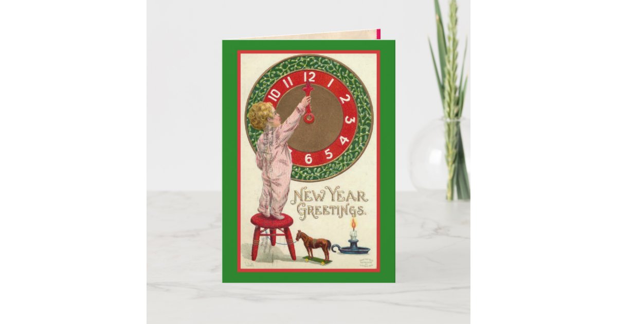 New Year Greetings Card | Zazzle.com