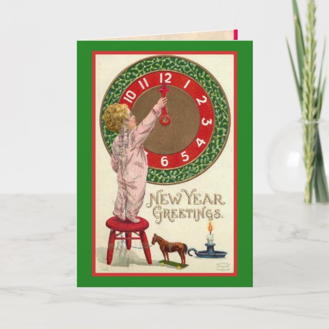 New Year Greetings Card (Front)