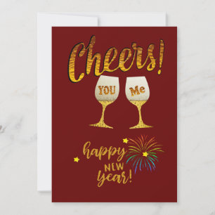 New Year Greetings Holiday Card