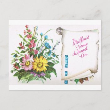 New Year Greetings Holiday Postcard by windsorprints at Zazzle