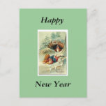 New Year Holiday Postcard at Zazzle