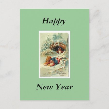 New Year Holiday Postcard