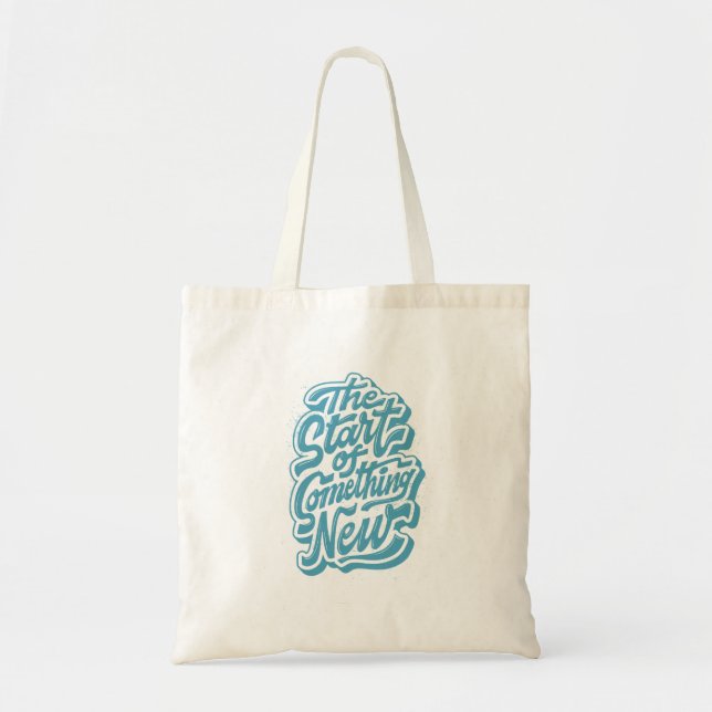 New Year Holiday Tote Bag (Front)