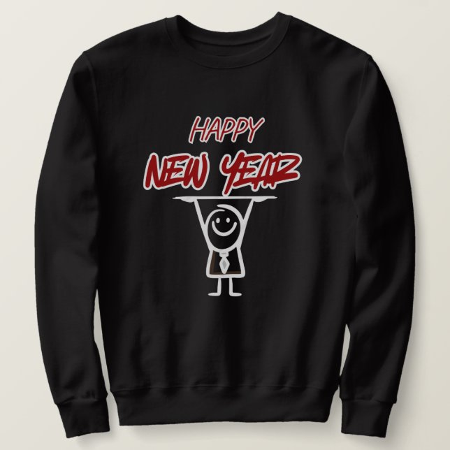 NEW YEAR hoodies trendy stylish modern 2026 (Design Front)