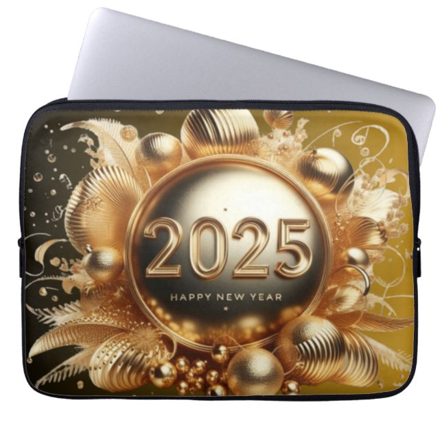 new year laptop sleeve (Front)