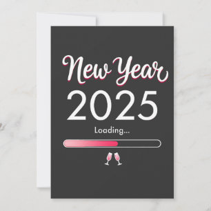 New Year Loading 2025 Happy New Year Xmas Invitation