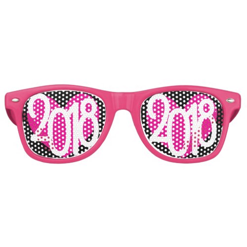 New Year love 2018 party glasses