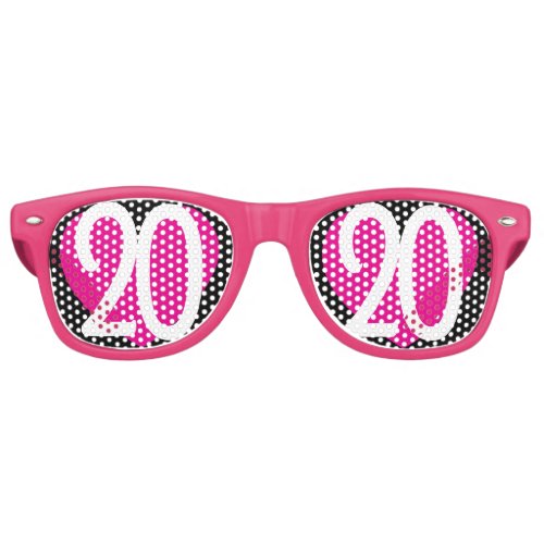 New Year love 2020 vision party glasses