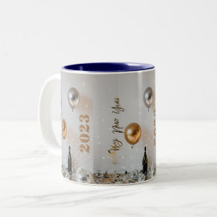 New year Mugs2023 Two-Tone Coffee Mug
