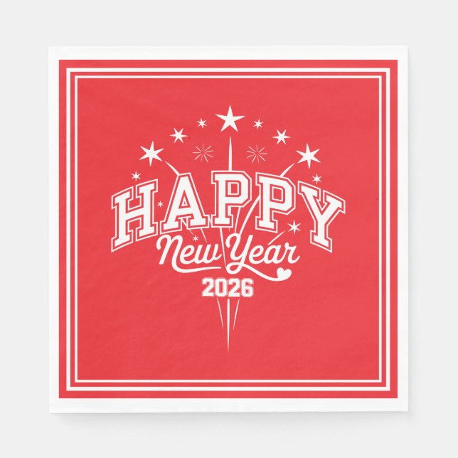 New Year Napkins (Front)