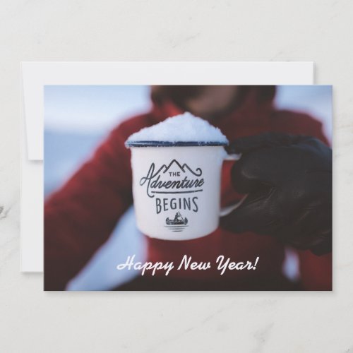 New Year New Adventure  Holiday Card