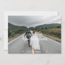 New Year New Adventures | Newlywed Photo Folded