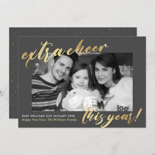 New Year New Baby Photo Pregnancy Announcement