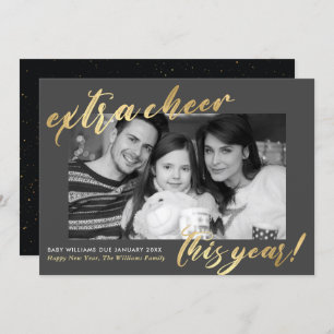 New Year New Baby Photo Pregnancy Announcement