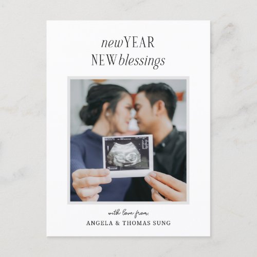 New Year New Blessings Pregnancy Announcement