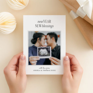 New Year New Blessings Pregnancy Announcement