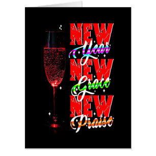 New Year New Grace New Praise Card