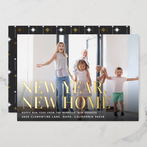 New Year New Home  Holiday Moving Announcement