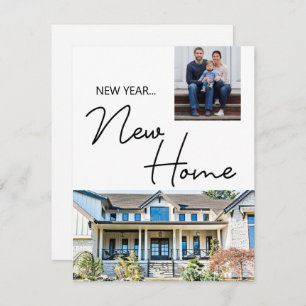 New Year New Home Moving Announcement photos
