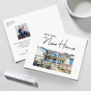 New Year New Home Moving Announcement photos