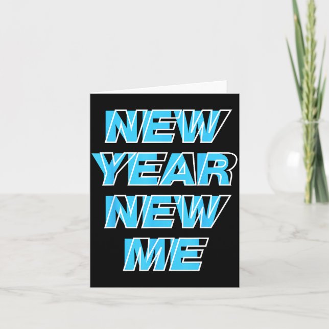 New Year New Me  Card (Front)