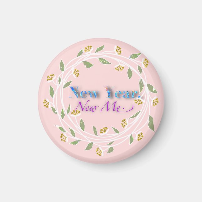 New year New me Tapestry Magnet (Front)