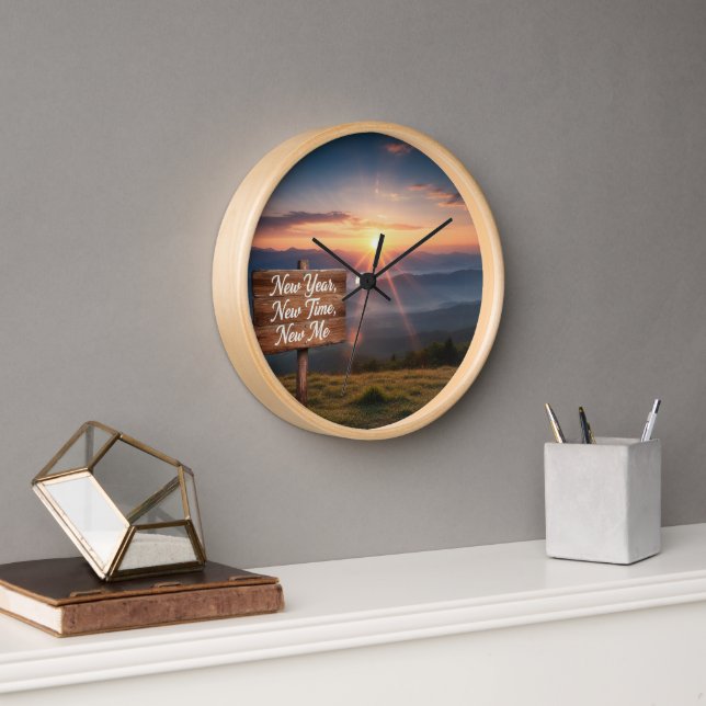 ✨ New Year. New Time. New You. ✨ Clock (Office)