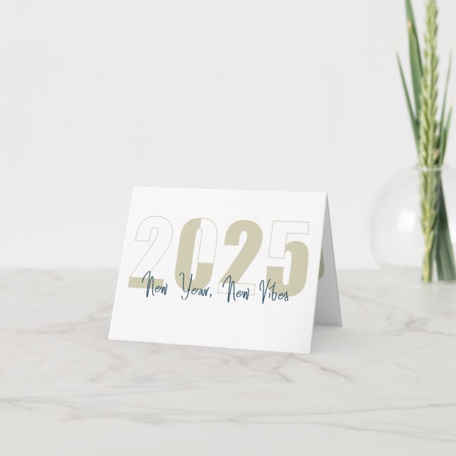New Year, New Vibe Thank You Card (Front)