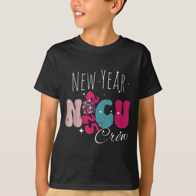 New Year Nicu Nurse Crew Celebration Uni-adults -  T-Shirt (Front)
