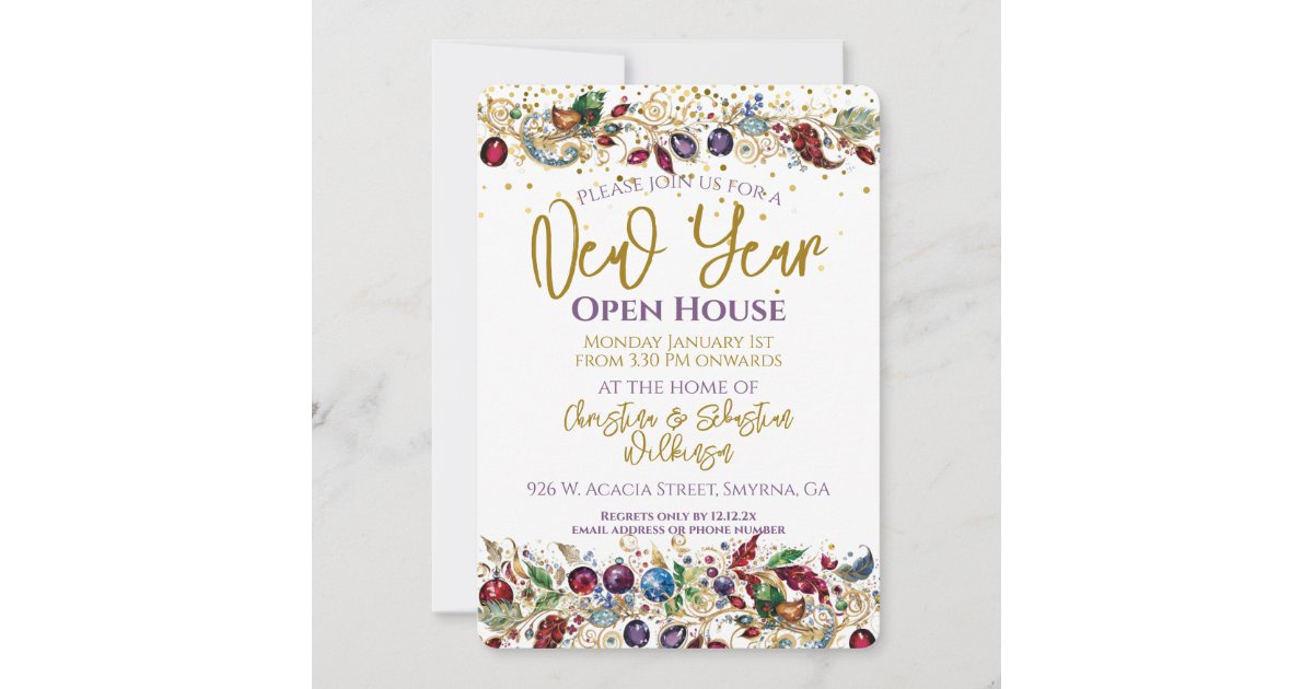 ideas for new years day open house