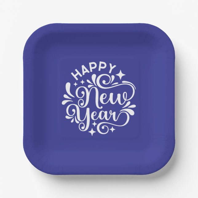 New Year Paper Plates (Front)