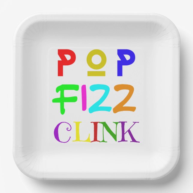 New Year Paper Plates (Front)