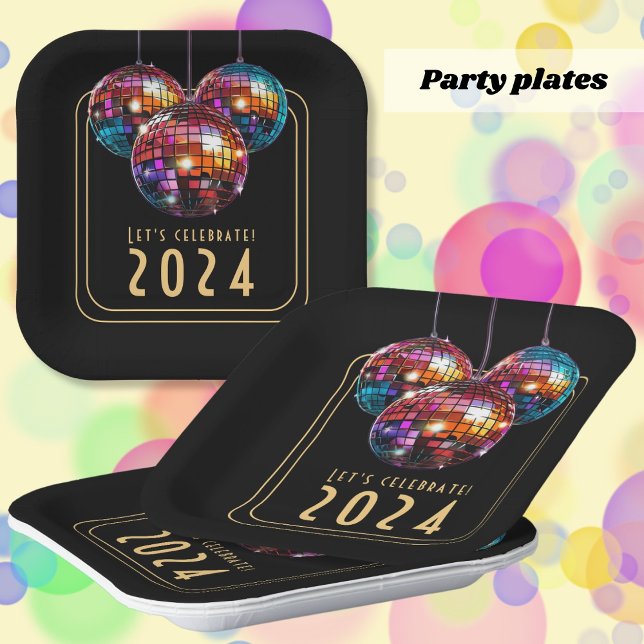New Year Paper Plates (Creator Uploaded)