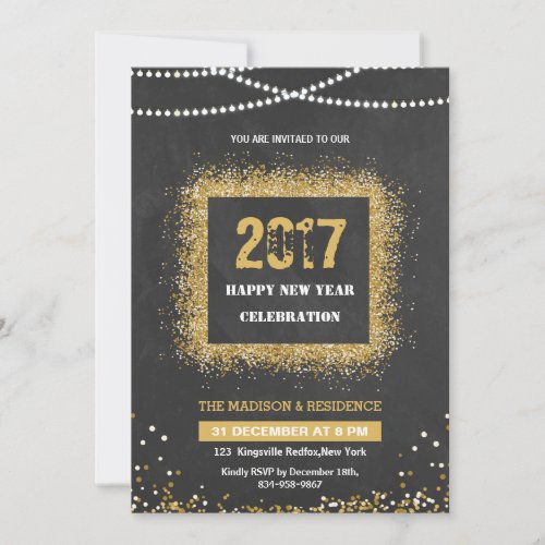 New Year Party Flyer Invitation