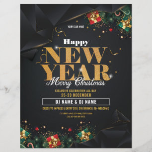 New Year Party Flyer Template