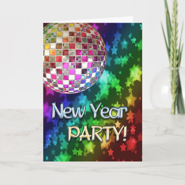 New Year party invitation (Front)