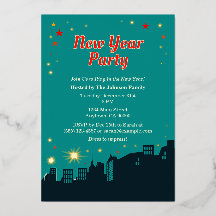 New Year Party Mid-Century Modern Style