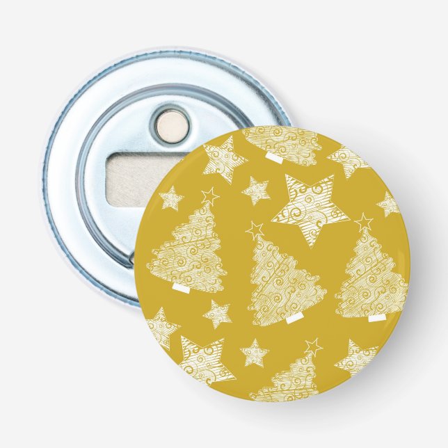 New year pattern bottle opener (Front)