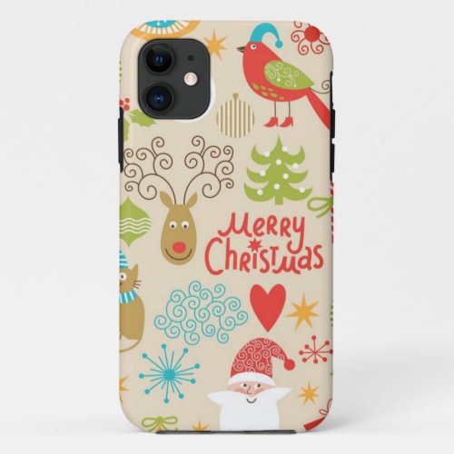 New year pattern iPhone 11 case