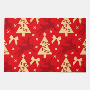 New year pattern doormat